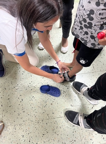 donación calzado y calcetines